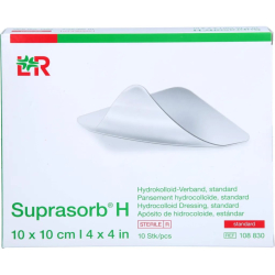 108830 KRYTÍ HYDROKOLOIDNÍ SUPRASORB H Standard,10X10CM,10 ks/1 bal