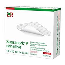 139351 SUPRASORB P SENSITIVE non border,   10X10 CM