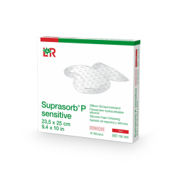 139356 SUPRASORB P SENSITIVE, HEEL, 25X23,5 CM