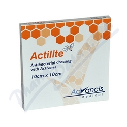 KRYTÍ ANTIMIKROBIÁLNÍ ACTILITE, lehké neadherentní krytí S MEDEM ACTIVON+,10X10CM,10KS