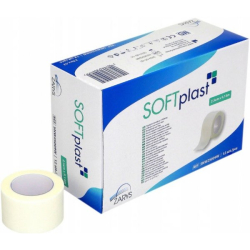 SOFTplast-Lepící páska z netkané textilie bez absorpčního-2,5cmx5cm (12ks/bal)