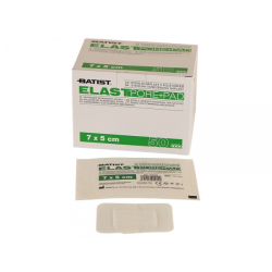 ELASTPORE+PAD - Sterilní elastická náplast z netkaného textilu,7 cm x 5 cm, KRAB (50 kusů)