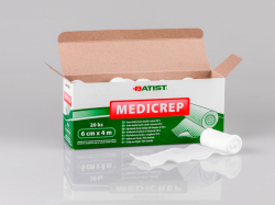 MEDI-CREP - Fixační obinadlo s tahem 100%, 8 cm x 4 m, KRAB (20 kusů)