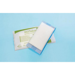 MULTIabsorb - vícevrstevné absorpční buničinné krytí, 10cm x 10), sterilní, 50ks/bal.