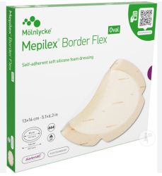 583300 MEPILEX BORDER FLEX 13X16 CM, 5 KS, SAMOLEPÍCÍ ABSORPČNÍ PĚNOVÉ KRYTÍ